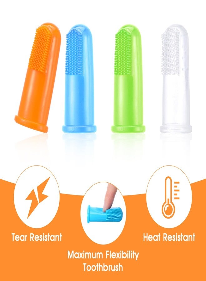 mekueeex 64 Packs Dog Toothbrush Soft Finger Brushes Pet Finger Easy Teeth Cleaning Dog Tooth Oral Care Pet Dental for Small Cats and Puppy - Image 4